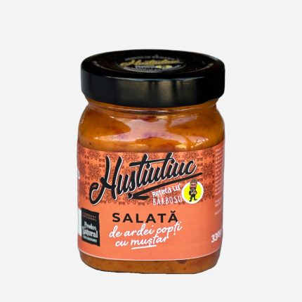 Salată de Ardei Copti in Sos de Mustar, Huștiuliuc, 330 gr